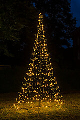 Galaxy LED-Tannenbaum mit Aufstellmast 300 cm blinkend