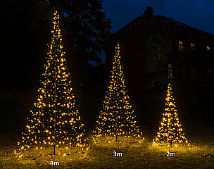 Galaxy LED-Tannenbaum mit Aufstellmast 300 cm 
