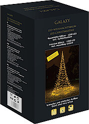 Galaxy LED-Tannenbaum zur Befestigung am Fahnenmast 600 cm - 1200 LED 20% blinkend