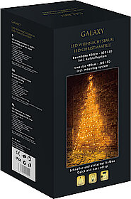 Galaxy LED-Wandtannenbaum 400cm, Breite ca 190cm