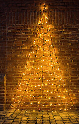 Galaxy LED-Wandtannenbaum 300cm, Breite ca 150cm